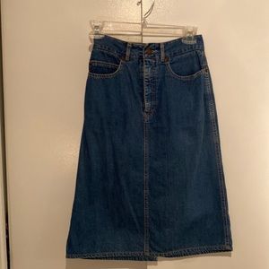 Amazing vintage Calvin Klein denim skirt size XXS
